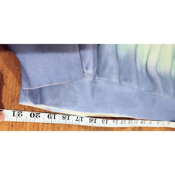 JUNGLES JUNGLES SPRAY DYED HOODIE BIRCH BLUE GREEN XL - Picture 13 of 15